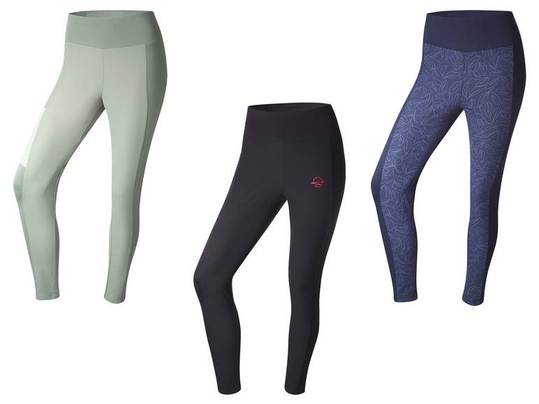 CRIVIT Damen Funktionstights, feuchtigkeitsableitend Günstig kaufen