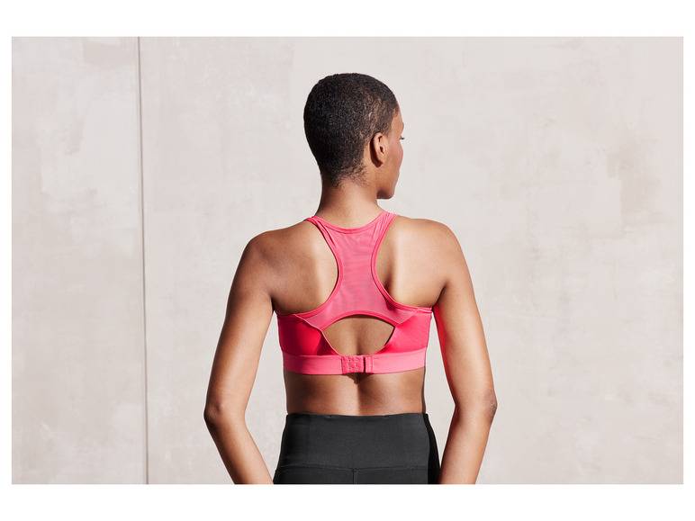 CRIVIT Damen Sportbustier, High-Level, mit Mesh-Einsätzen Saisonschlussverkauf