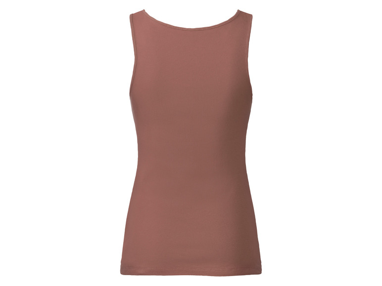 esmara® Damen Tops, 2 Stück, in anschmiegsamer Ripp-Qualität Blitzangebot