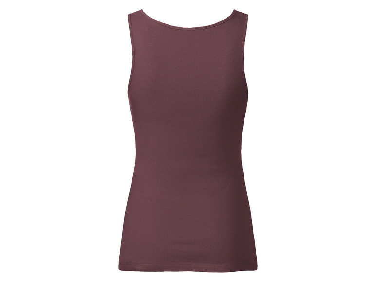 esmara® Damen Tops, 2 Stück, in anschmiegsamer Ripp-Qualität Blitzangebot