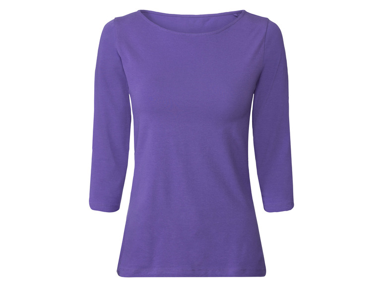esmara® Damen Langarmshirts, 2 Stück, mit hohem Baumwollanteil Super Sparpreis