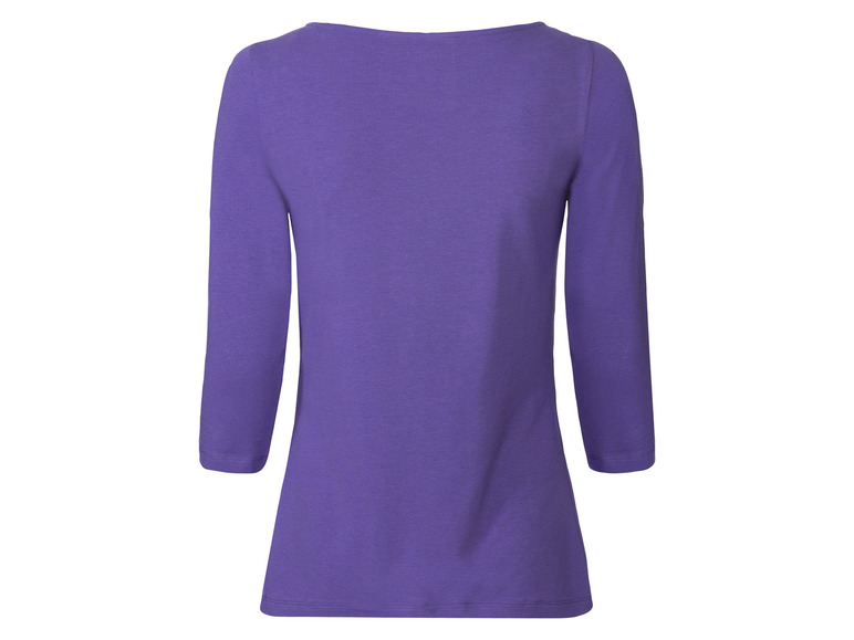 esmara® Damen Langarmshirts, 2 Stück, mit hohem Baumwollanteil Super Sparpreis