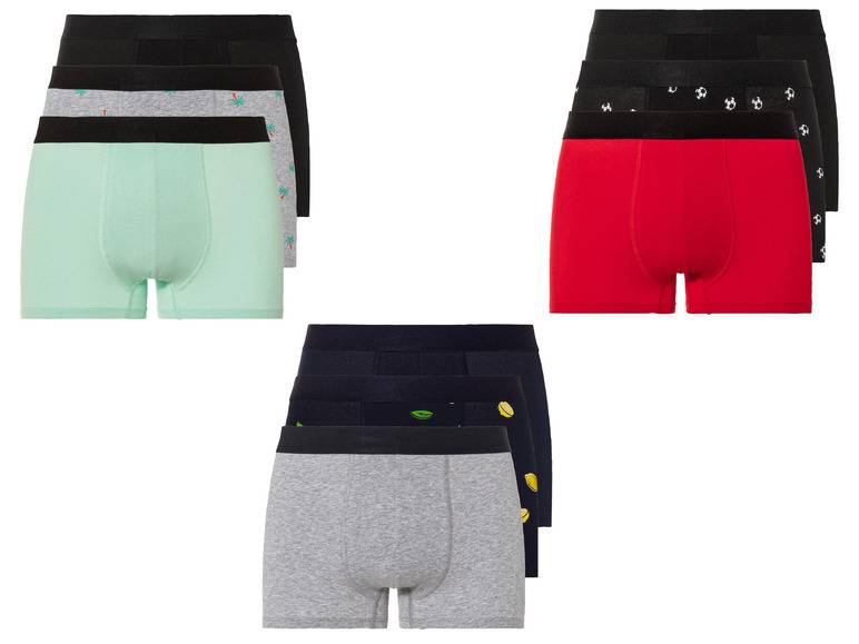 LIVERGY® Herren Boxer, 3 Stück, hoher Baumwollanteil Vierteljährliche Förderung