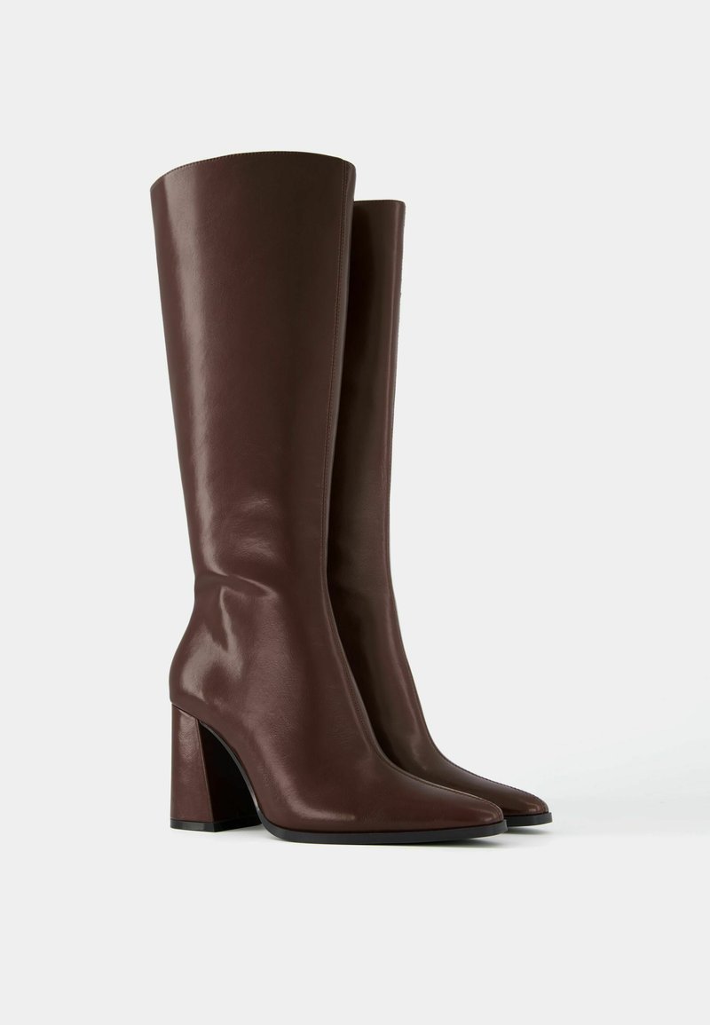 Bershka Bershka Boots - dark red Rabatte dieses Monats