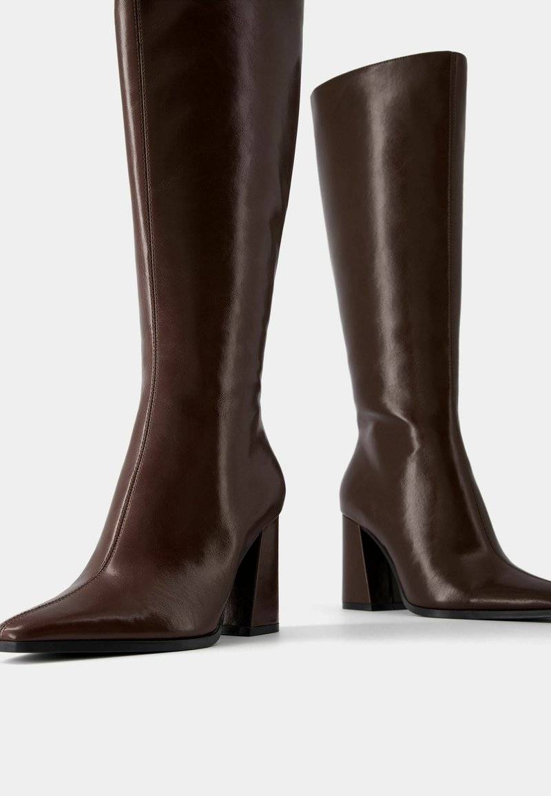 Bershka Bershka Boots - dark red Rabatte dieses Monats