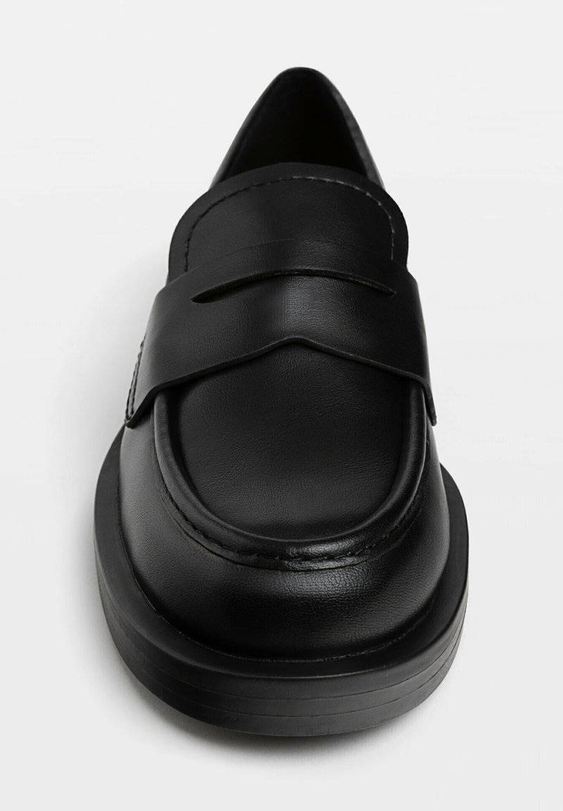 Stradivarius Stradivarius LOAFERS - Slip-ons - black Verkauf