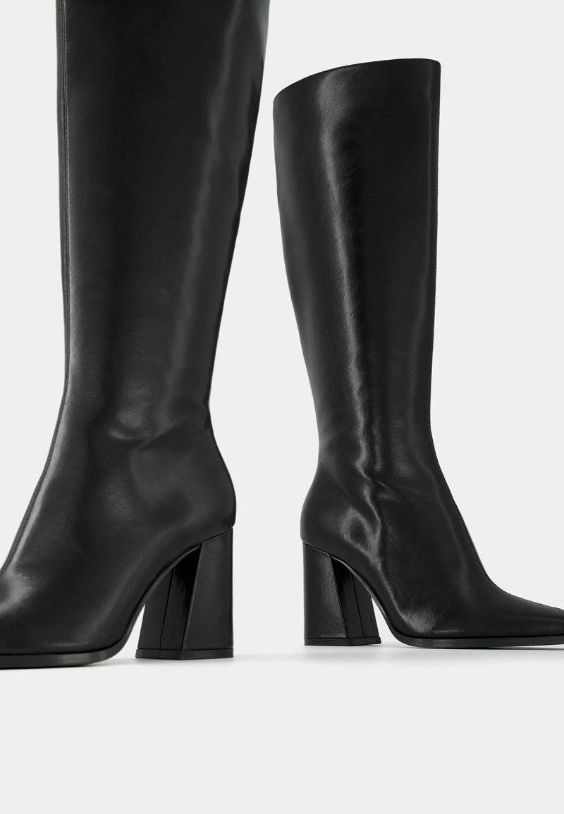 Bershka Bershka Boots - black Fabrikverkauf