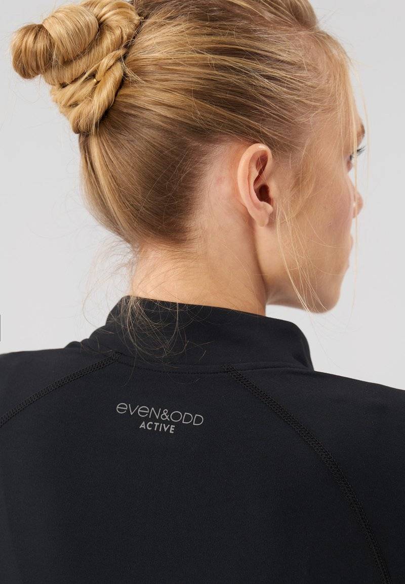 Even&Odd active Even&Odd active SUPER SOFT COTTON TOUCH - Training jacket - black Zeitbegrenzte Promotion