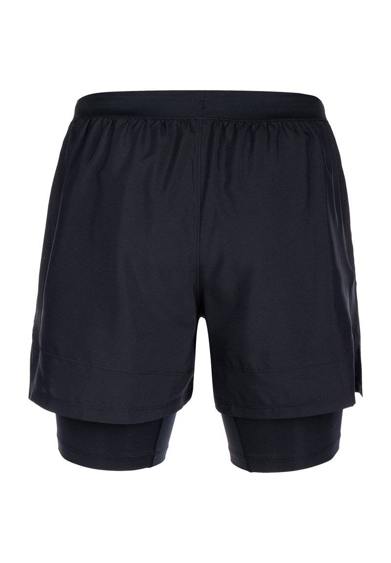 Under Armour Under Armour LAUNCH SHORTS 2-IN-1 - Sports shorts - black black reflective Fabrikladen