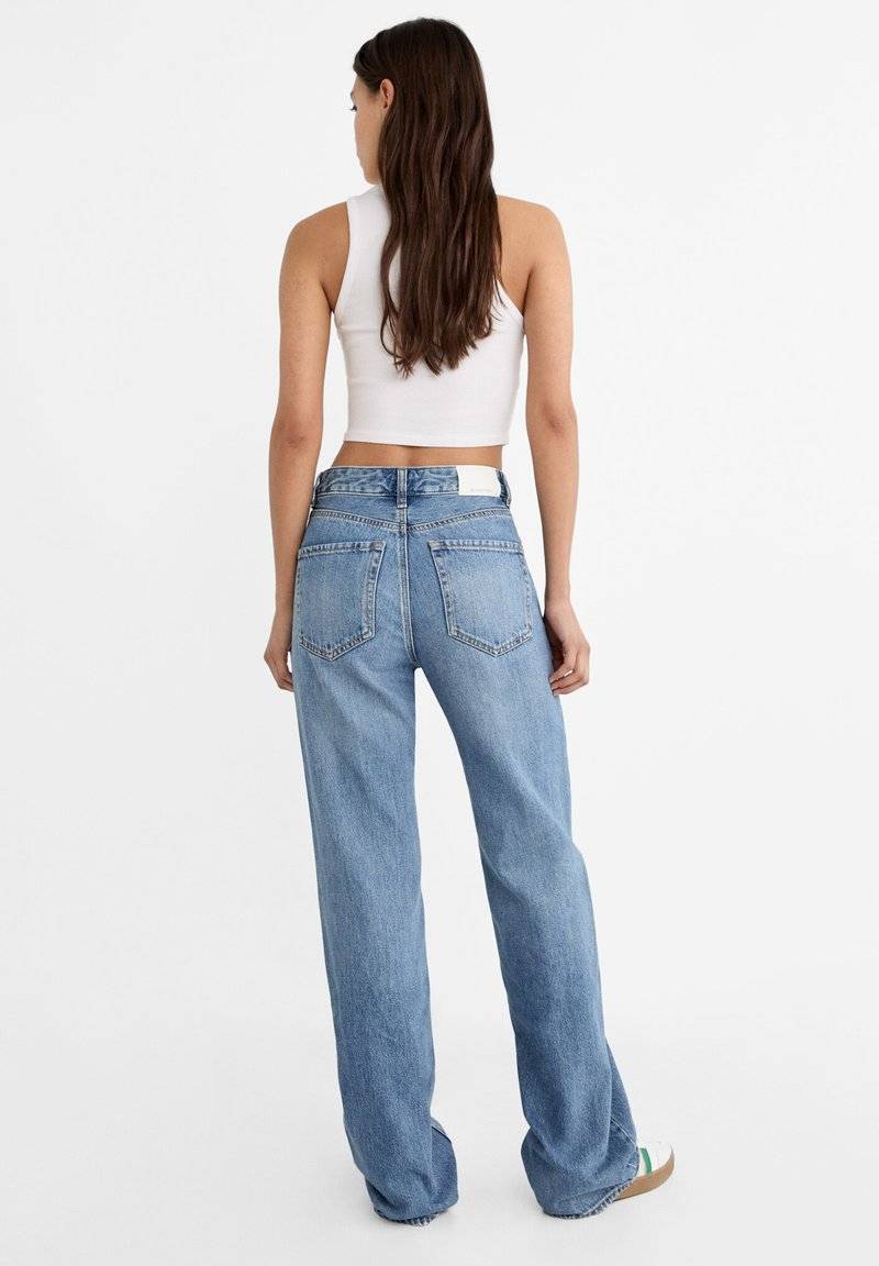 Stradivarius Stradivarius Straight leg jeans - light blue Kostenloser Versand