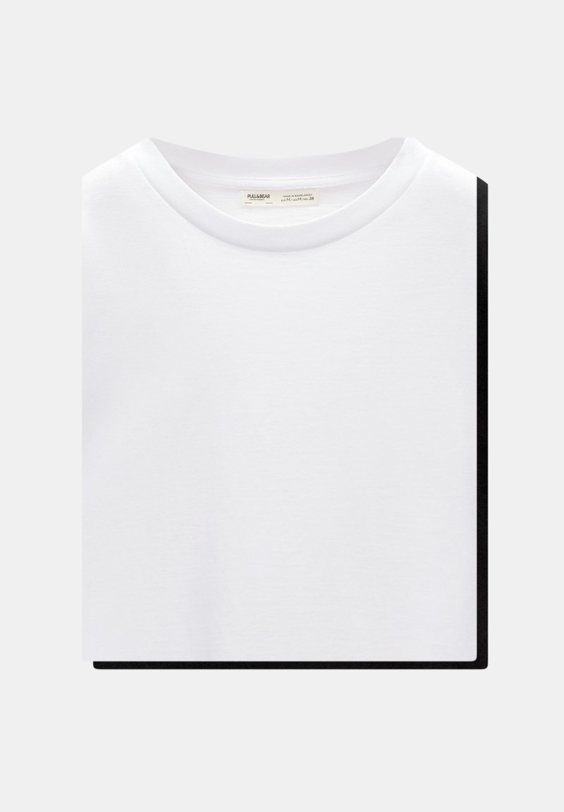 PULL&BEAR PULL&BEAR SHORT SLEEVE - PACK OF 2 - Basic T-shirt - white Fabrikpreis