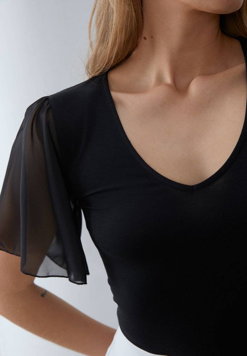 Anna Field Anna Field Print T-shirt - black Sonderangebot