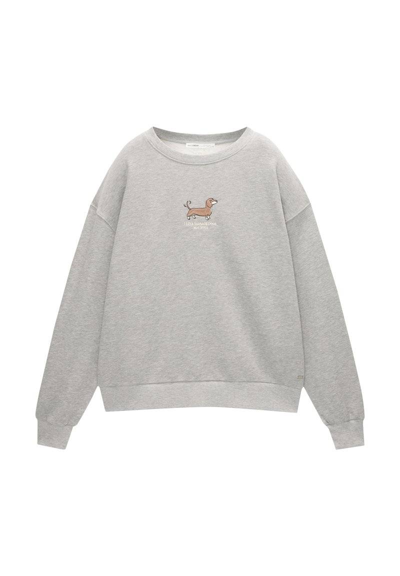 PULL&BEAR PULL&BEAR DOG - Sweatshirt - grey Flash Sale