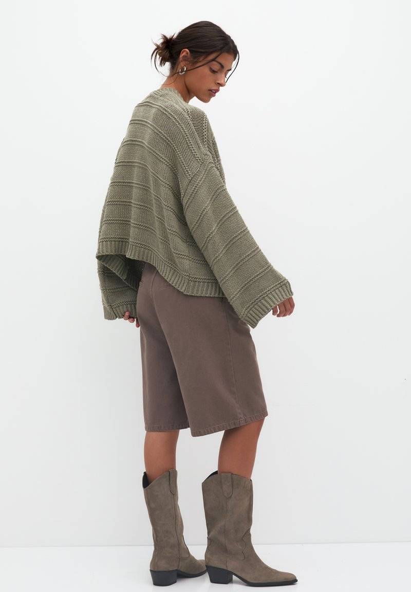 PULL&BEAR PULL&BEAR Cardigan - khaki Online Shopping
