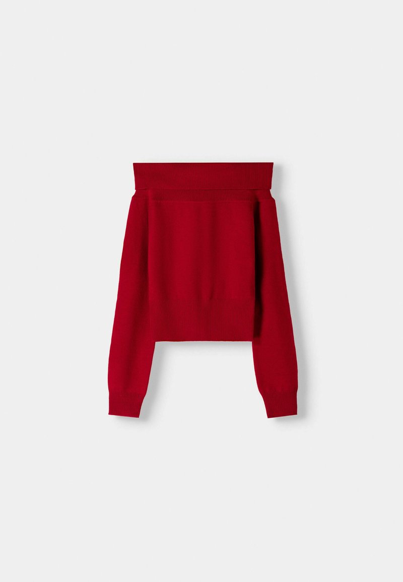 Bershka Bershka Jumper - red Weihnachtsangebot