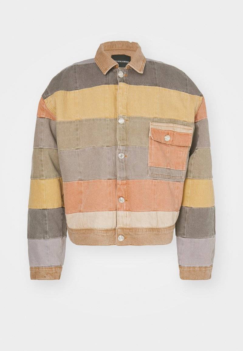 Les Benjamins Les Benjamins UNISEX - Denim jacket - brown Valentinstagsangebot