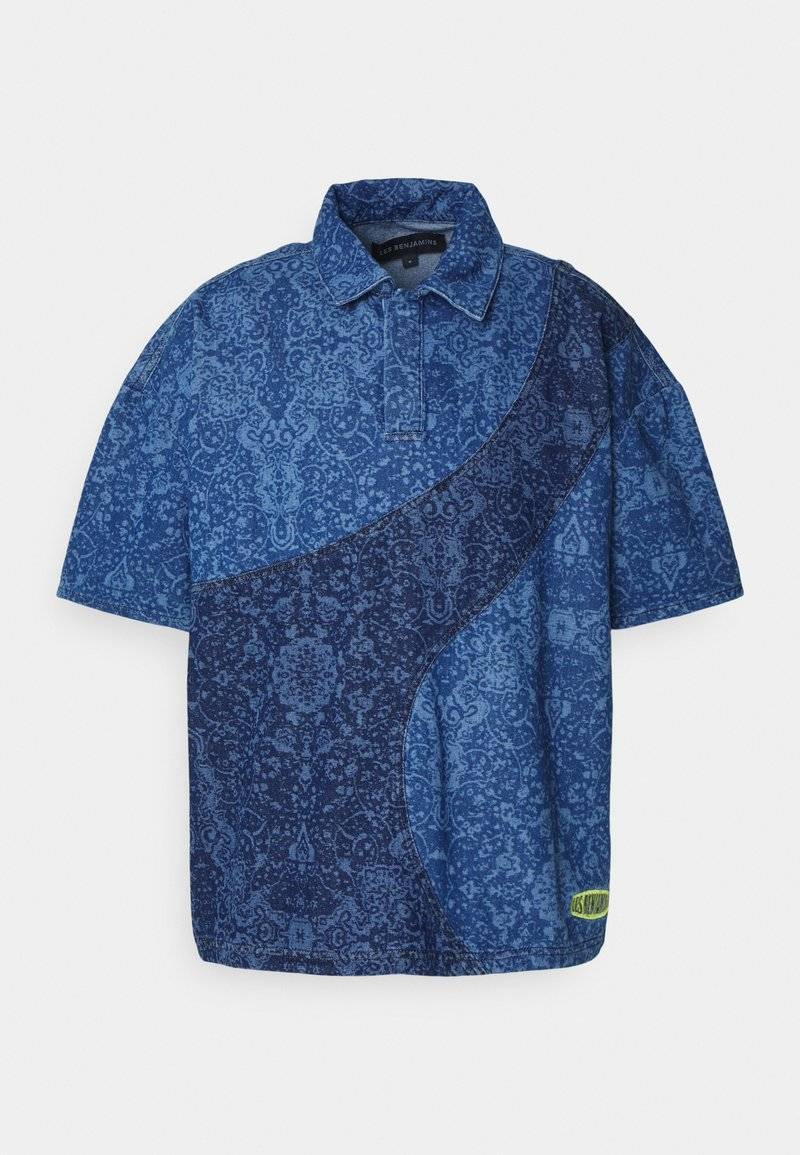 Les Benjamins Les Benjamins TEE UNISEX - Button-down blouse - blue Lagerräumung