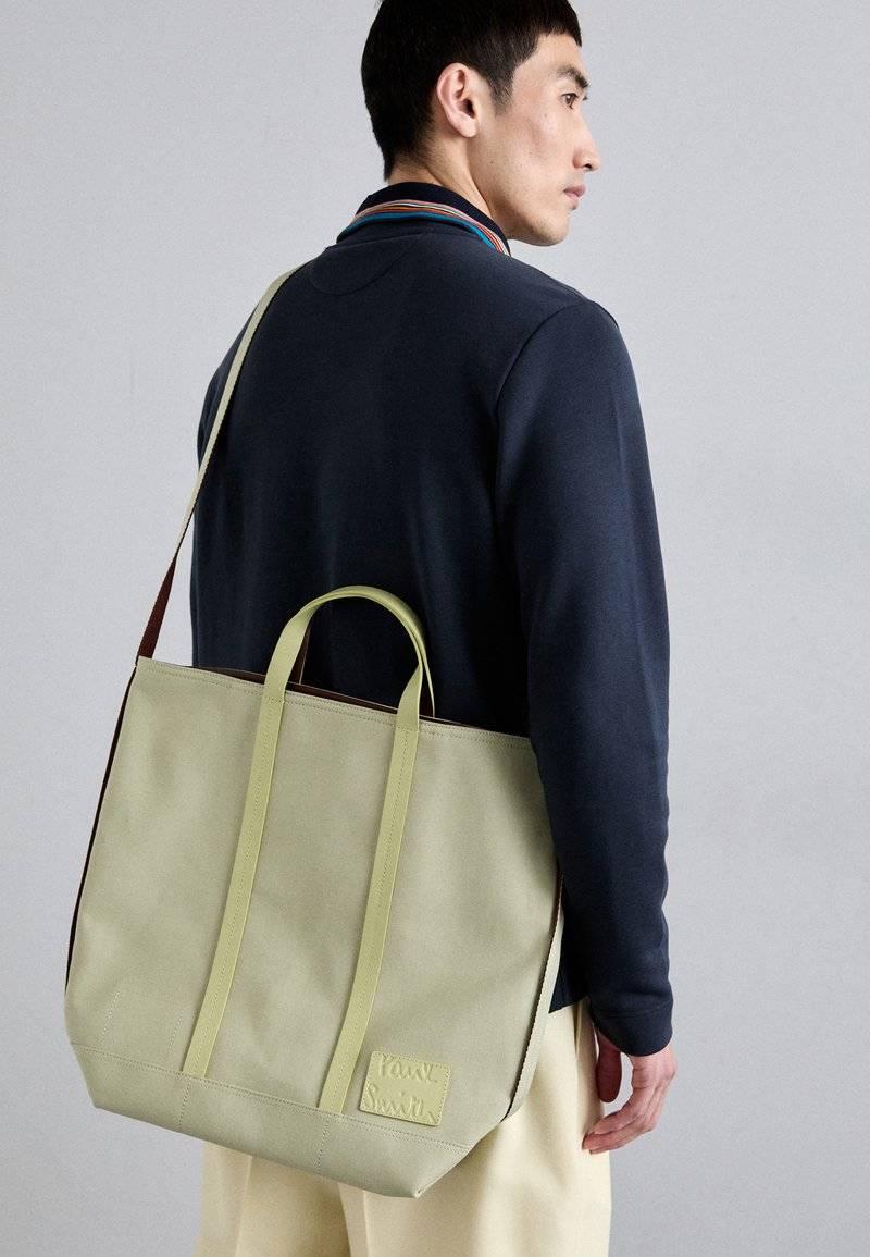 Paul Smith Paul Smith BAG TOTE UNISEX - Tote bag - greens Große Rabatte