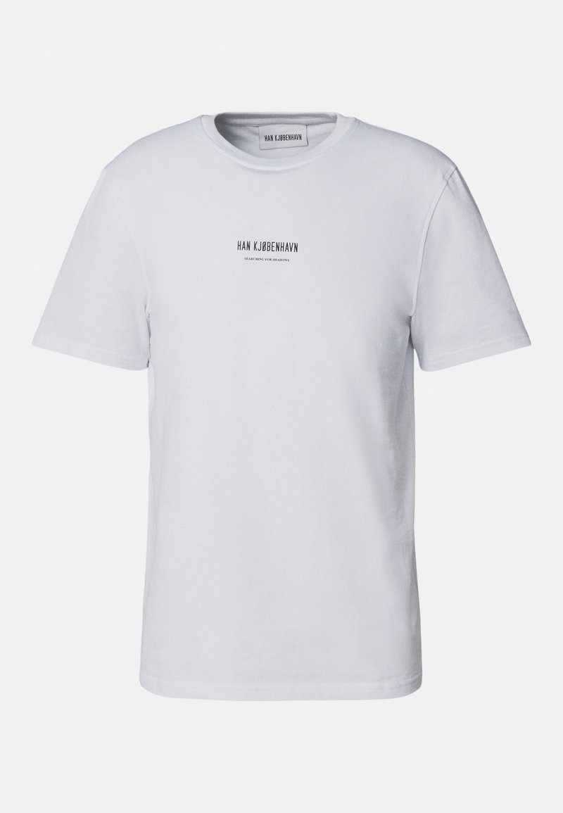 Han Kjøbenhavn Han Kjøbenhavn SHADOWS MOON REGULAR TEE UNISEX - Print T-shirt - white Super Sparpreis