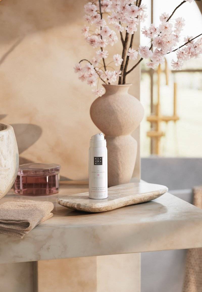 Rituals Rituals FOAMING SHOWER GEL TRAVEL SIZE THE RITUAL OF SAKURA - FLORAL - CHERRY BLOSSOM & RICE MILK - Shower gel Sonderangebot der Fabrik