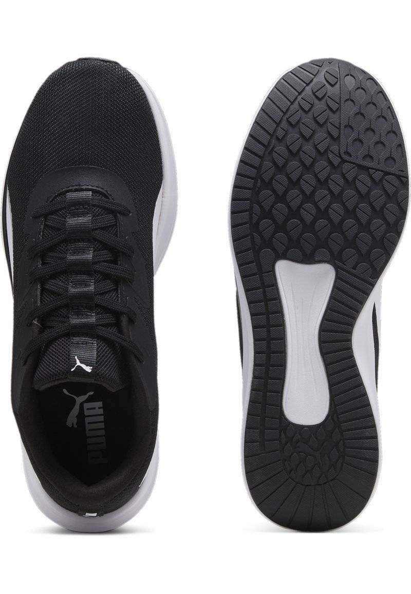 Puma Puma NIGHT RUNNER - Stability running shoes - black white Online Outlet