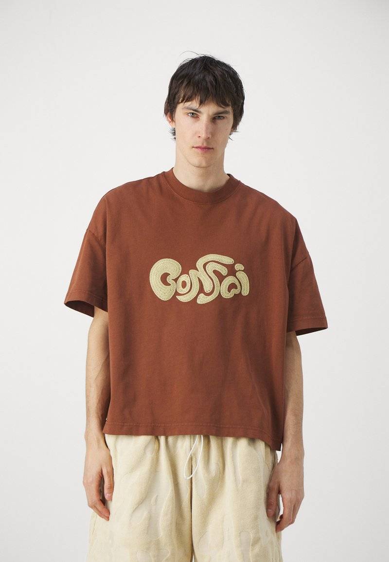 Bonsai Bonsai OVERSIZE TEE EMBRODERY GRAPHIC UNISEX - Print T-shirt - glazed ginger Speichern exportieren