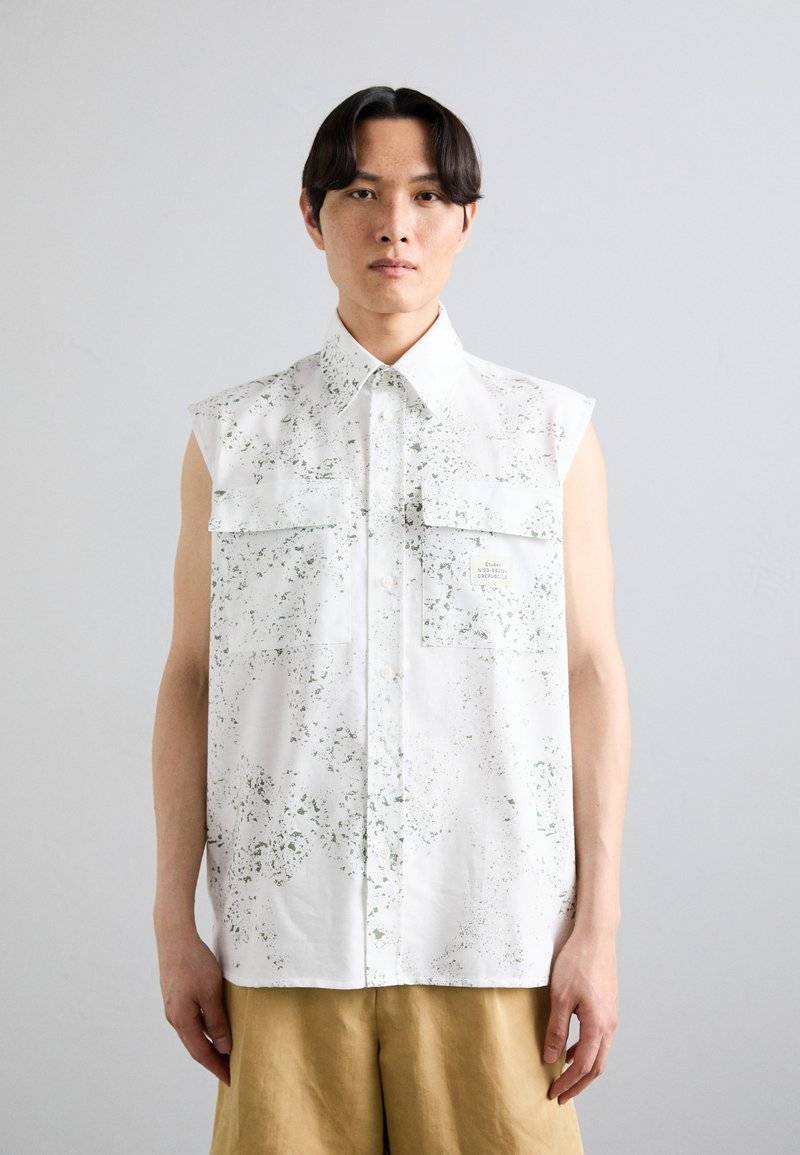 Études Études ALL DRIPS UNISEX - Button-down blouse - white zollfrei