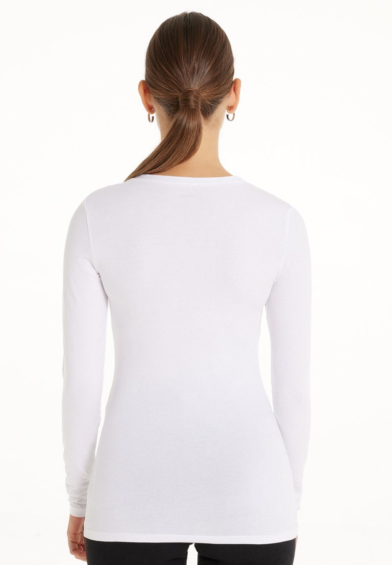 Tezenis Tezenis STRETCH ROUND-NECK - Long sleeved top - bianco Angebote