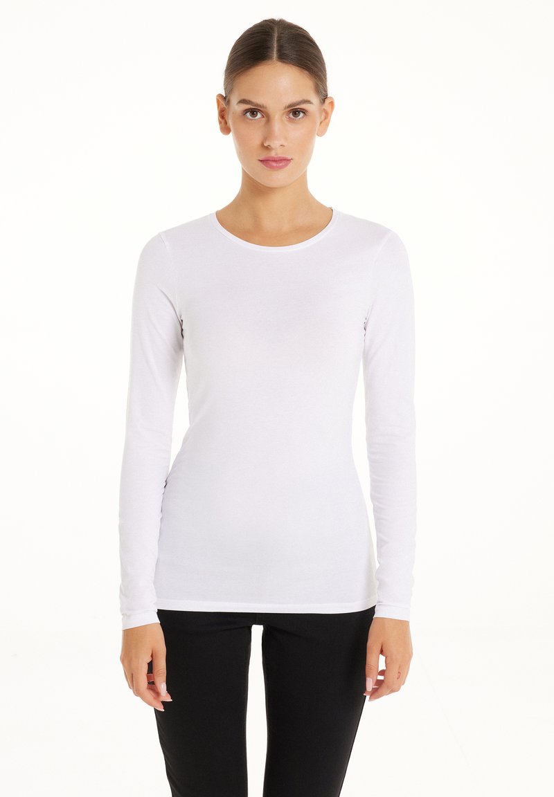 Tezenis Tezenis STRETCH ROUND-NECK - Long sleeved top - bianco Angebote