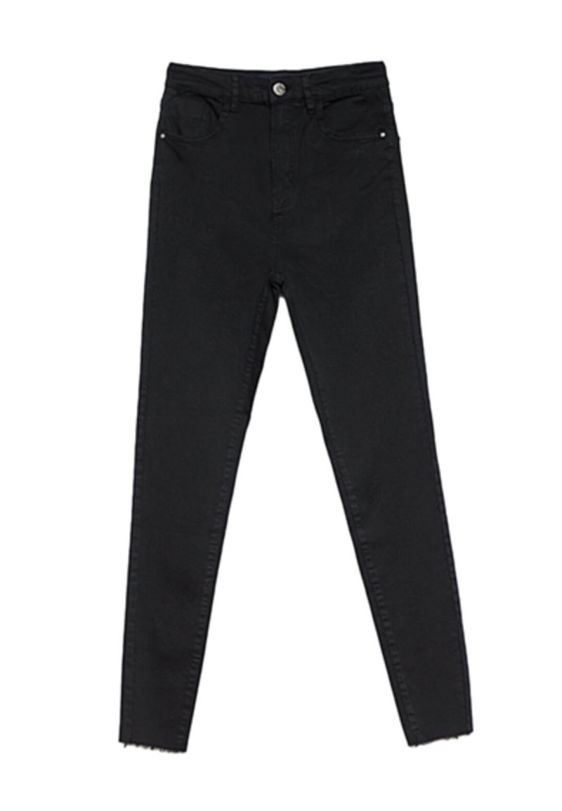 Stradivarius Stradivarius MIT SUPERHOHEM - Jeans Skinny Fit - black Fabrikverkauf