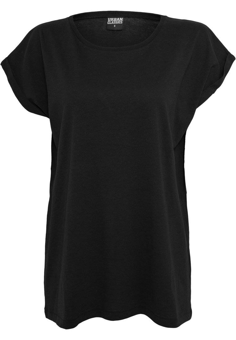 Urban Classics Urban Classics EXTENDED SHOULDER - Basic T-shirt - black Kostenloser Versand