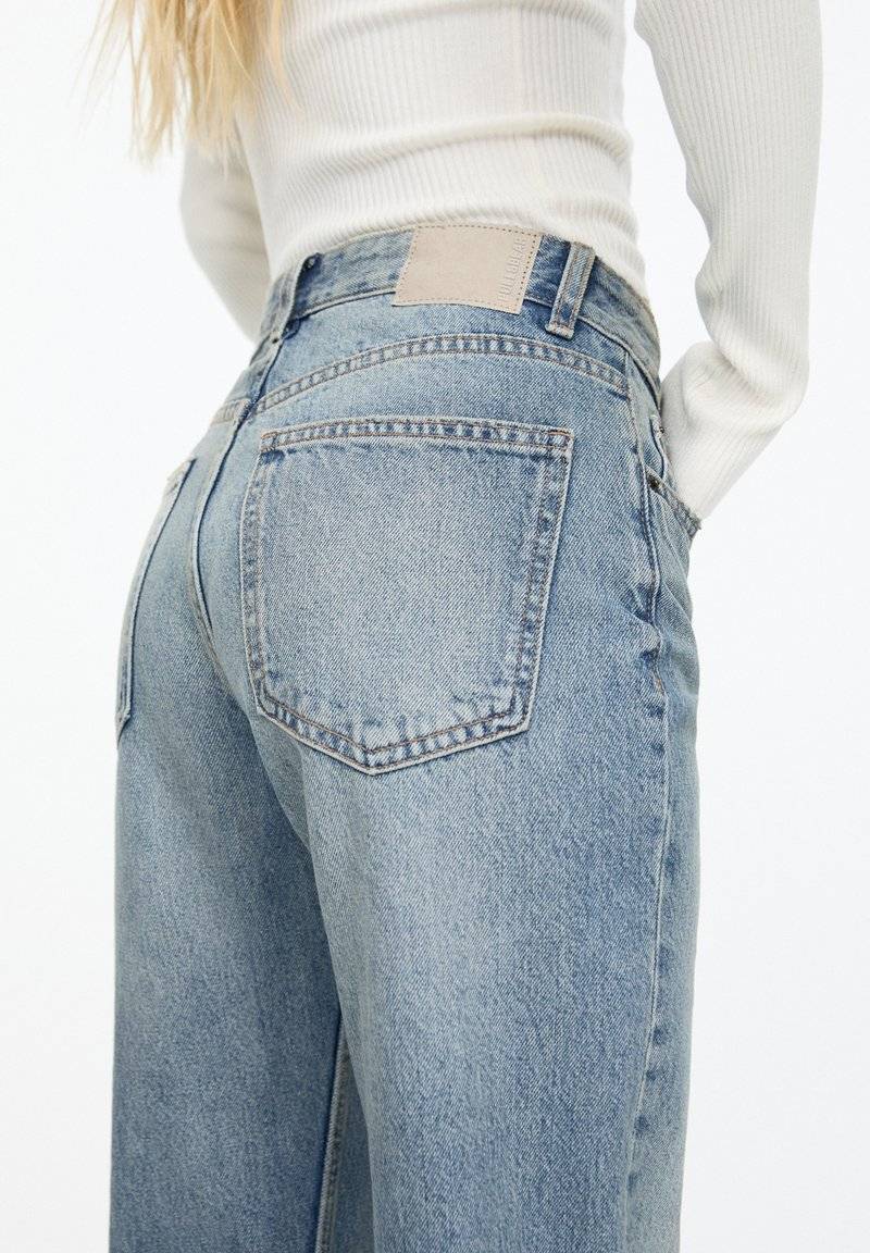 PULL&BEAR PULL&BEAR MID - Straight leg jeans - stone blue denim Versandkostenfrei