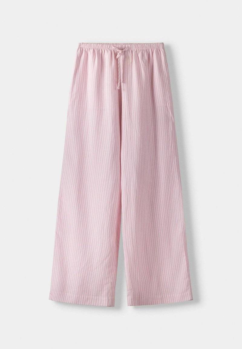 Bershka Bershka WITH AN ELASTIC - Trousers - light pink Preisnachlass