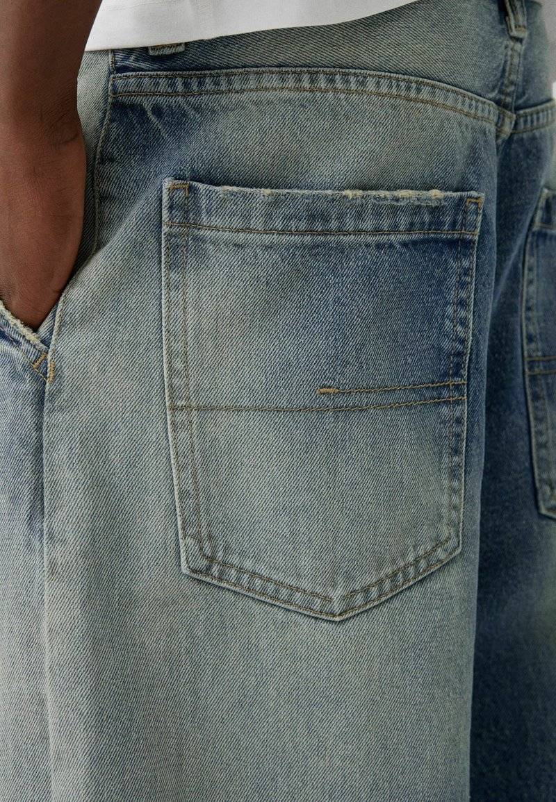 Bershka Bershka Relaxed fit jeans - blue grey Weihnachtsangebot