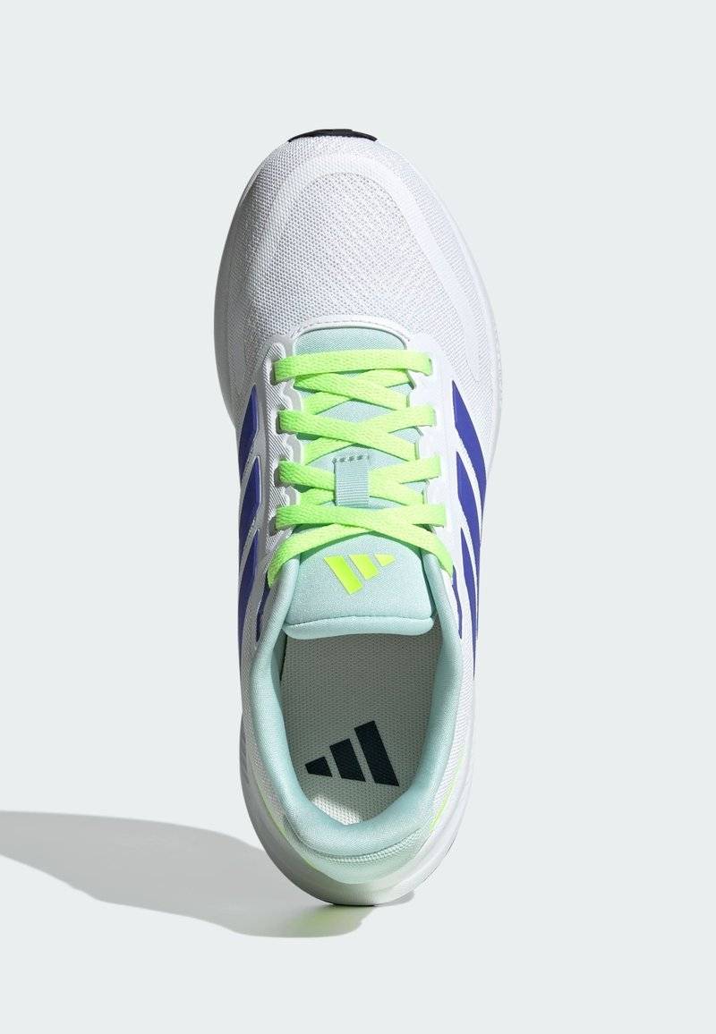 adidas Performance adidas Performance FALCON 5 KIDS - Neutral running shoes - cloud white blue lucid lemon Schlussverkauf