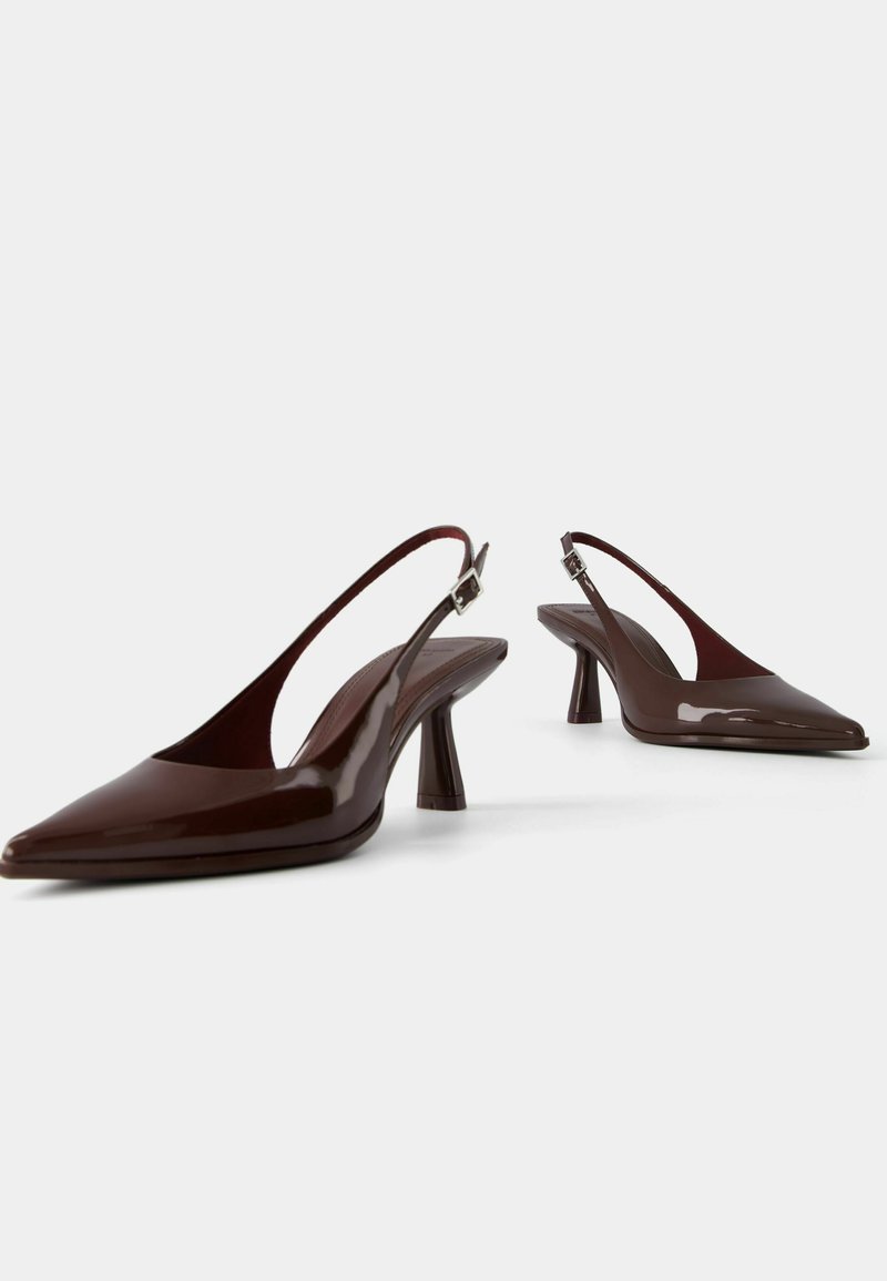 Bershka Bershka KITTEN HEEL - Classic heels - brown Günstig kaufen