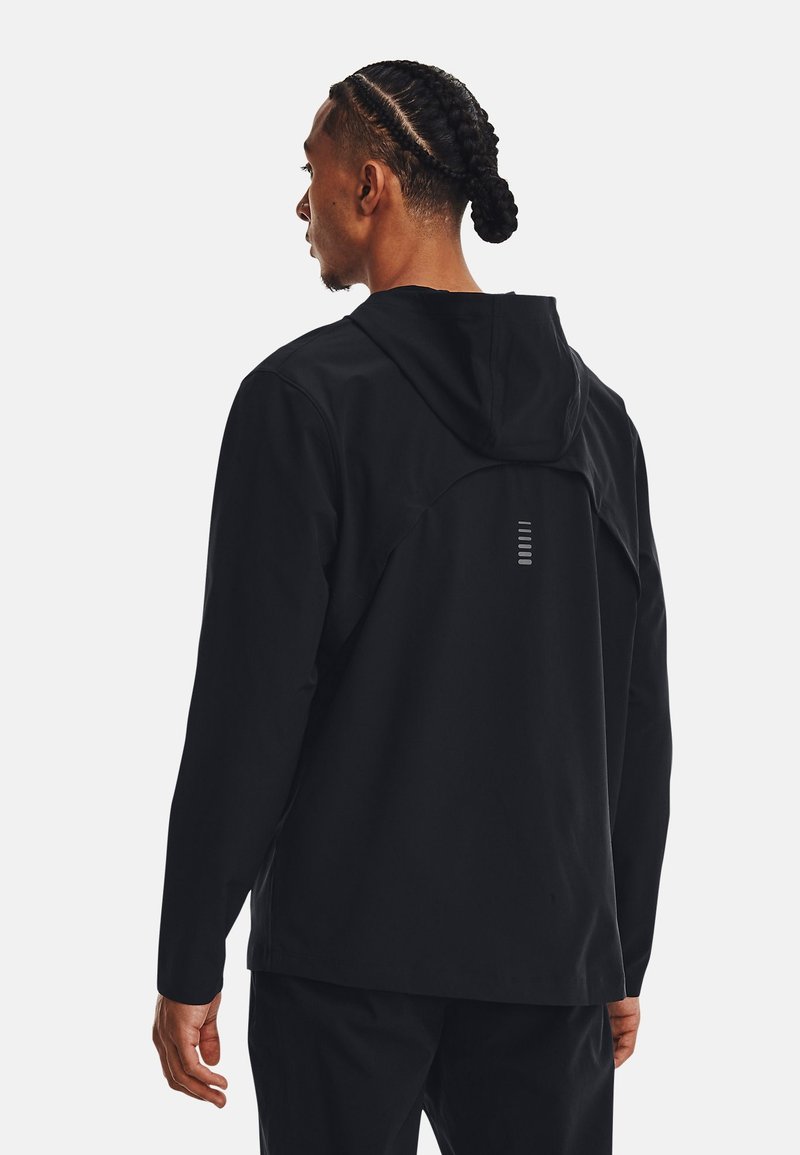 Under Armour Under Armour OUT THE STORM - Running jacket - black jet gray reflective Bis zu 50% Rabatt