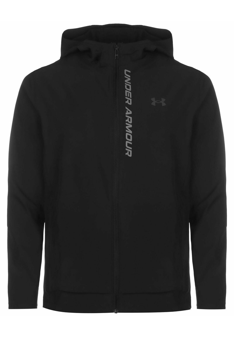 Under Armour Under Armour OUT THE STORM - Running jacket - black jet gray reflective Bis zu 50% Rabatt