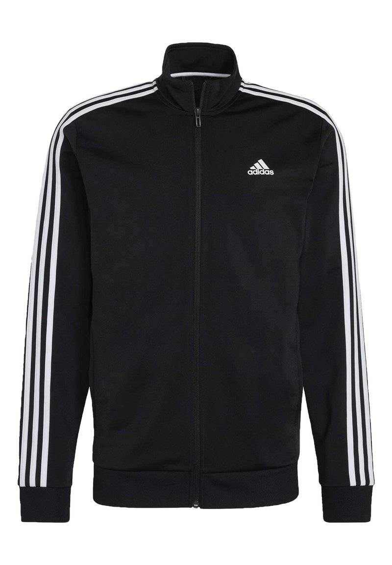 adidas Sportswear adidas Sportswear ESSENTIALS WARM-UP REGULAR 3-STRIPES - Training jacket - black Fabrikladen