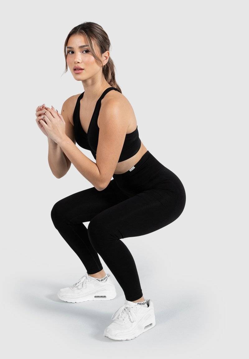 Smilodox Smilodox AMAZE SCRUNCH - Leggings - schwarz Speichern exportieren