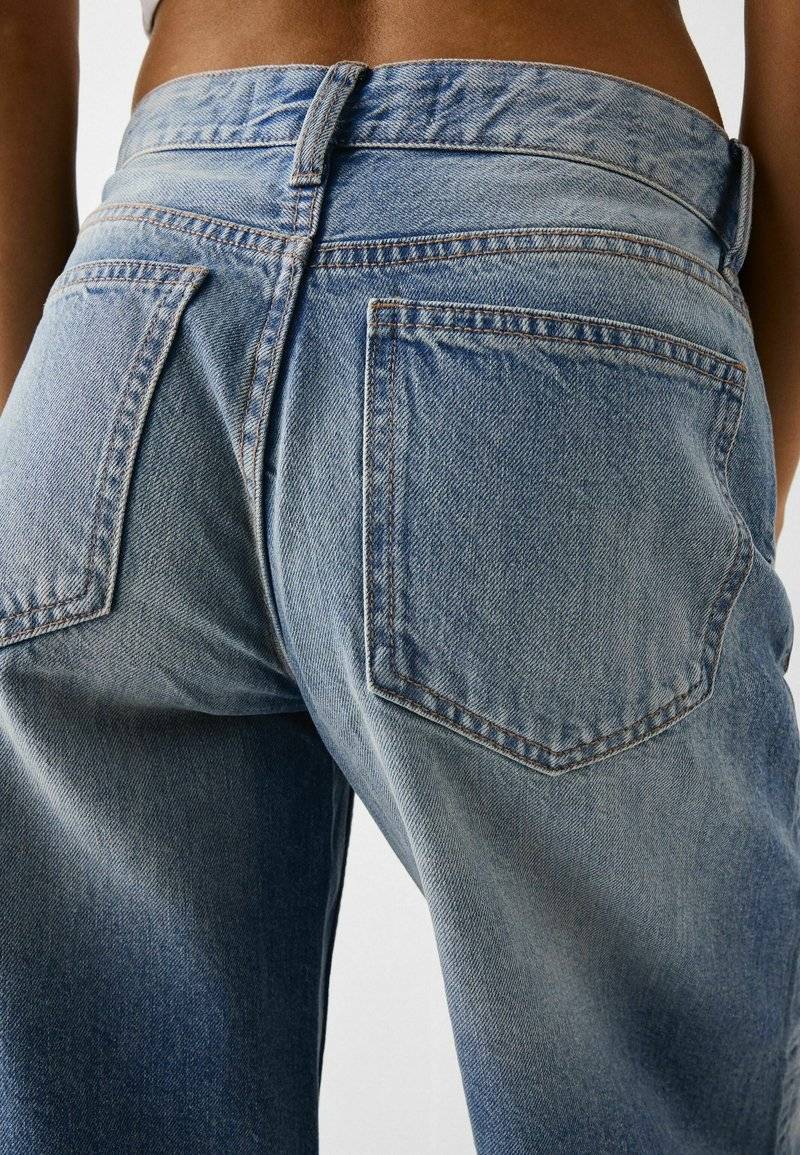 Bershka Bershka WIDE-LEG - Relaxed fit jeans Limitierter Zeitrabatt