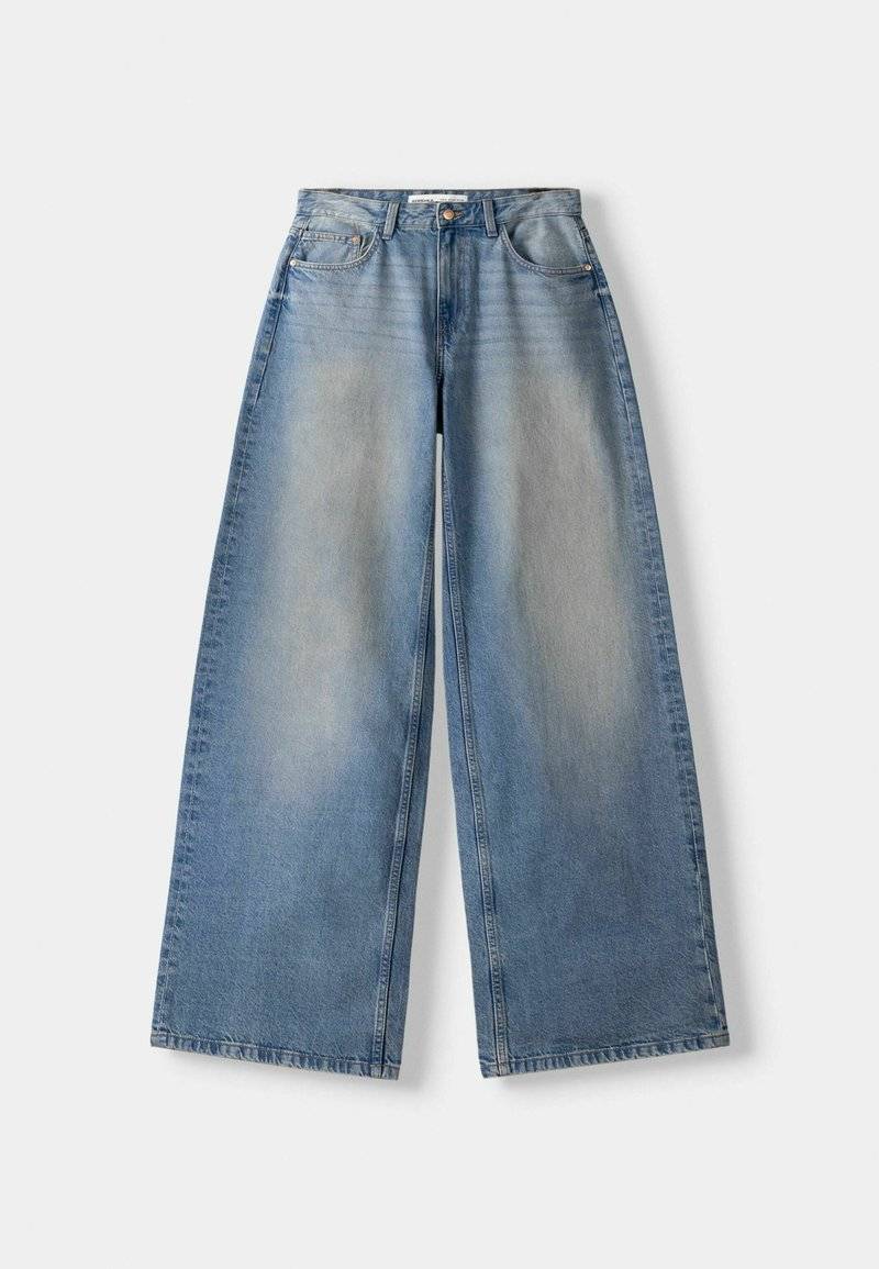 Bershka Bershka WIDE-LEG - Relaxed fit jeans Limitierter Zeitrabatt