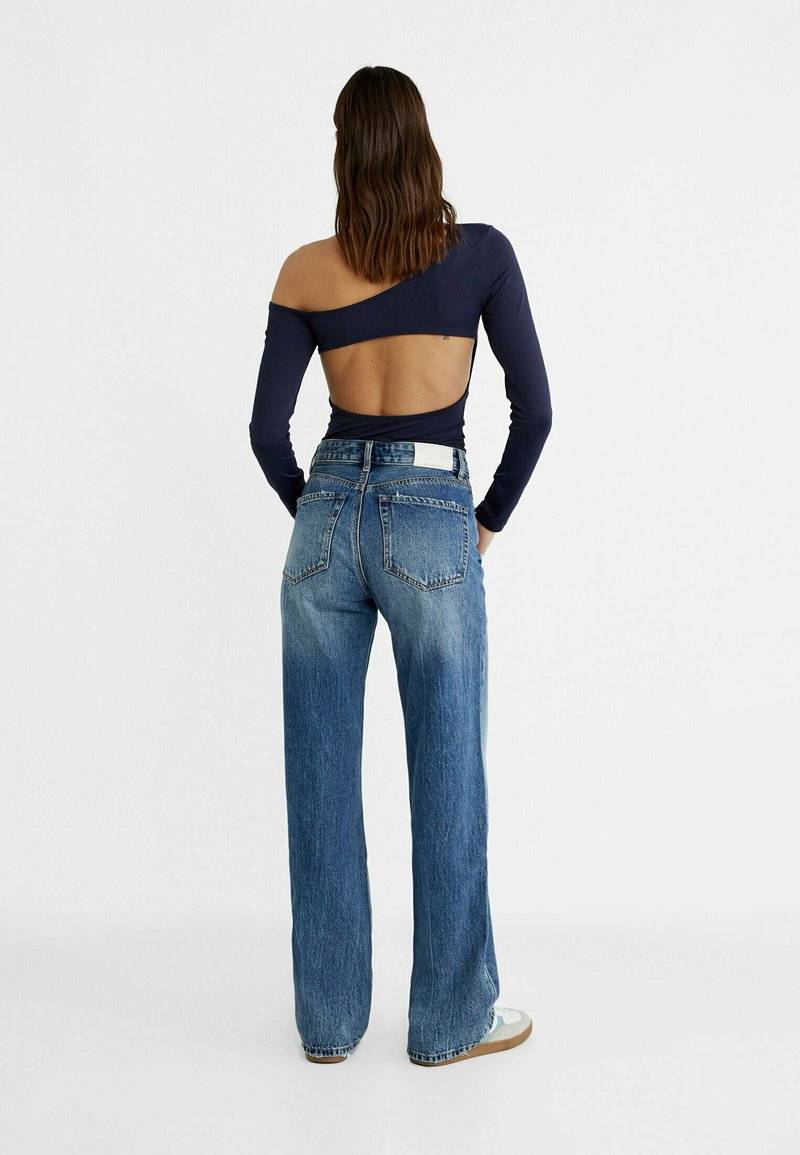 Stradivarius Stradivarius Straight leg jeans - blue Günstig kaufen