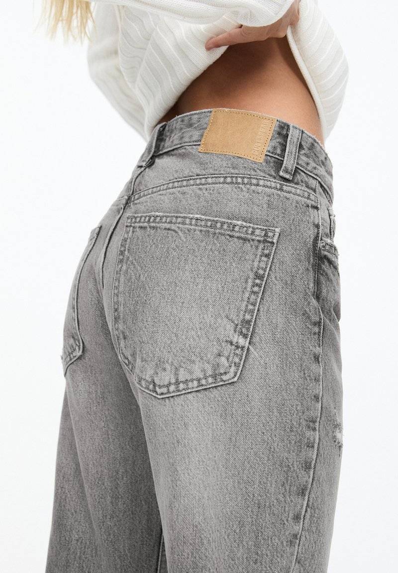 PULL&BEAR PULL&BEAR MID - Straight leg jeans - grey Black Friday
