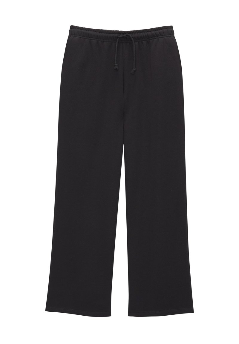 PULL&BEAR PULL&BEAR WIDE-LEG - Tracksuit bottoms - black Muttertagsangebot