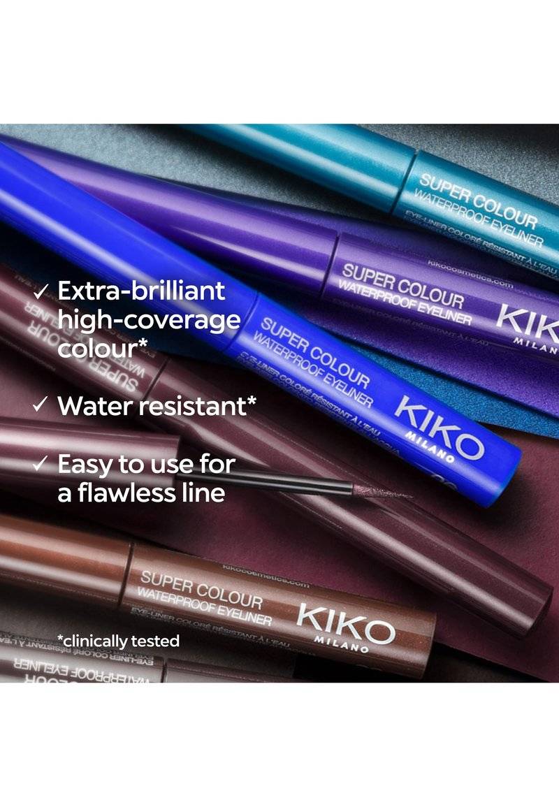 KIKO Milano KIKO Milano SUPER COLOUR WATERPROOF EYELINER - Eyeliner - 07 burgundy Große Rabatte