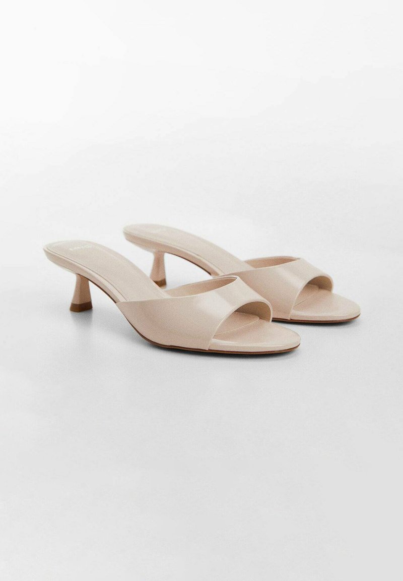 Mango Mango LOW - Heeled mules - nude Discount Store für neue Produkte