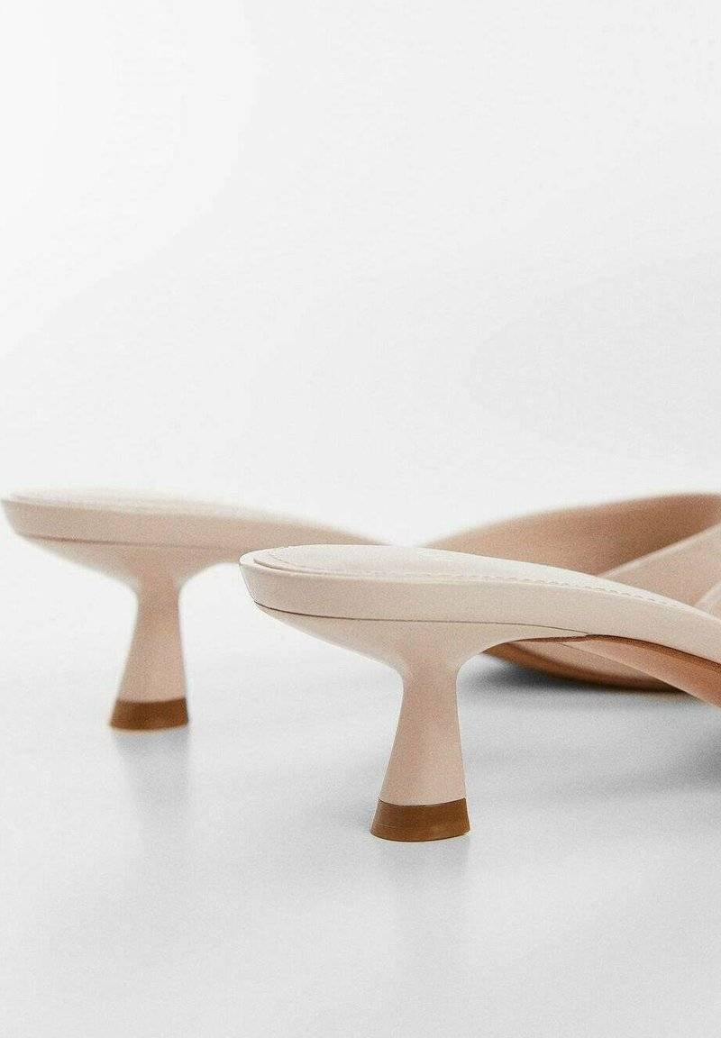 Mango Mango LOW - Heeled mules - nude Discount Store für neue Produkte