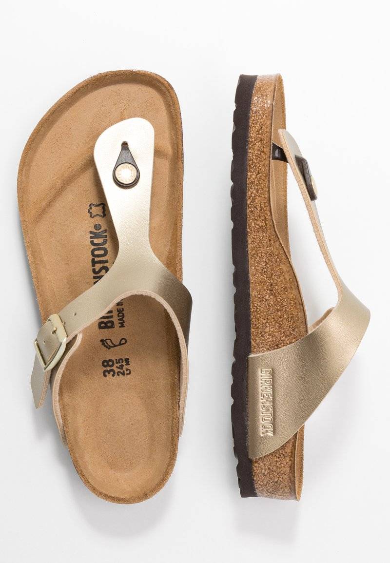 Birkenstock Birkenstock GIZEH BF REGULAR - Slippers - gold Nur noch ein Tag übrig
