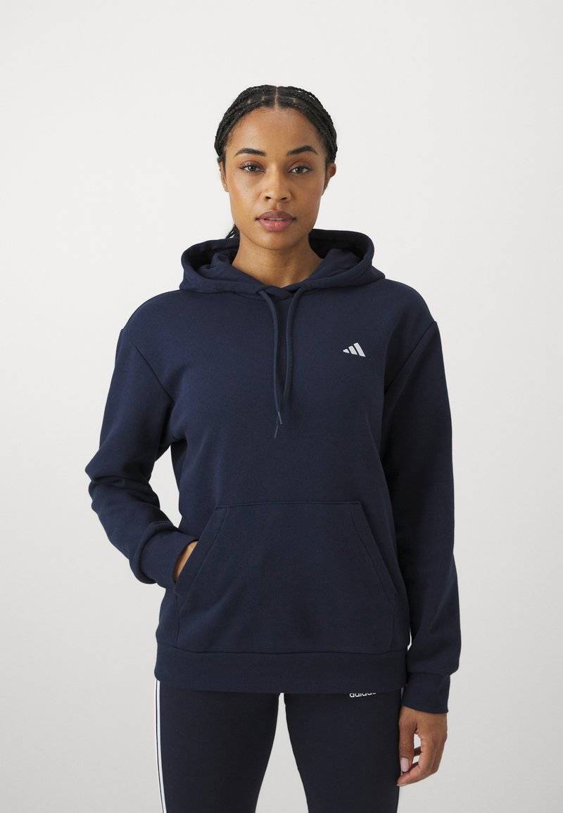 adidas Sportswear adidas Sportswear ESSENTIALS SMALL LOGO FEEL COZY HOODIE - Hoodie - legend ink 2025